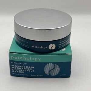 Patchology FlashPatch Restoring Night Eye Gels 15 Pairs Retinol Peptides Arnica